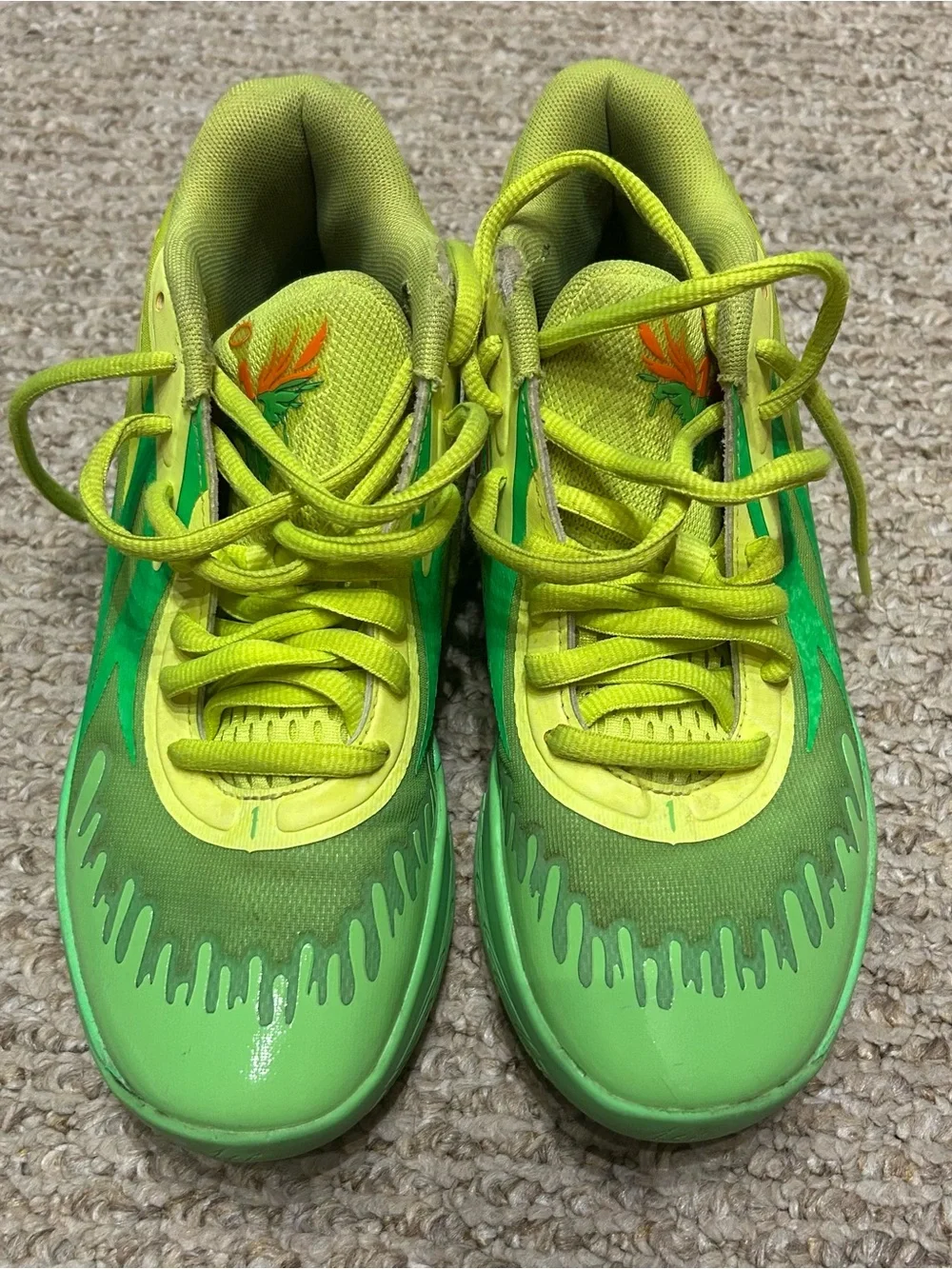 Puma MB.02 x Nickelodeon Slime LaMelo Ball Youth Size 6 Green Yellow 377610-01